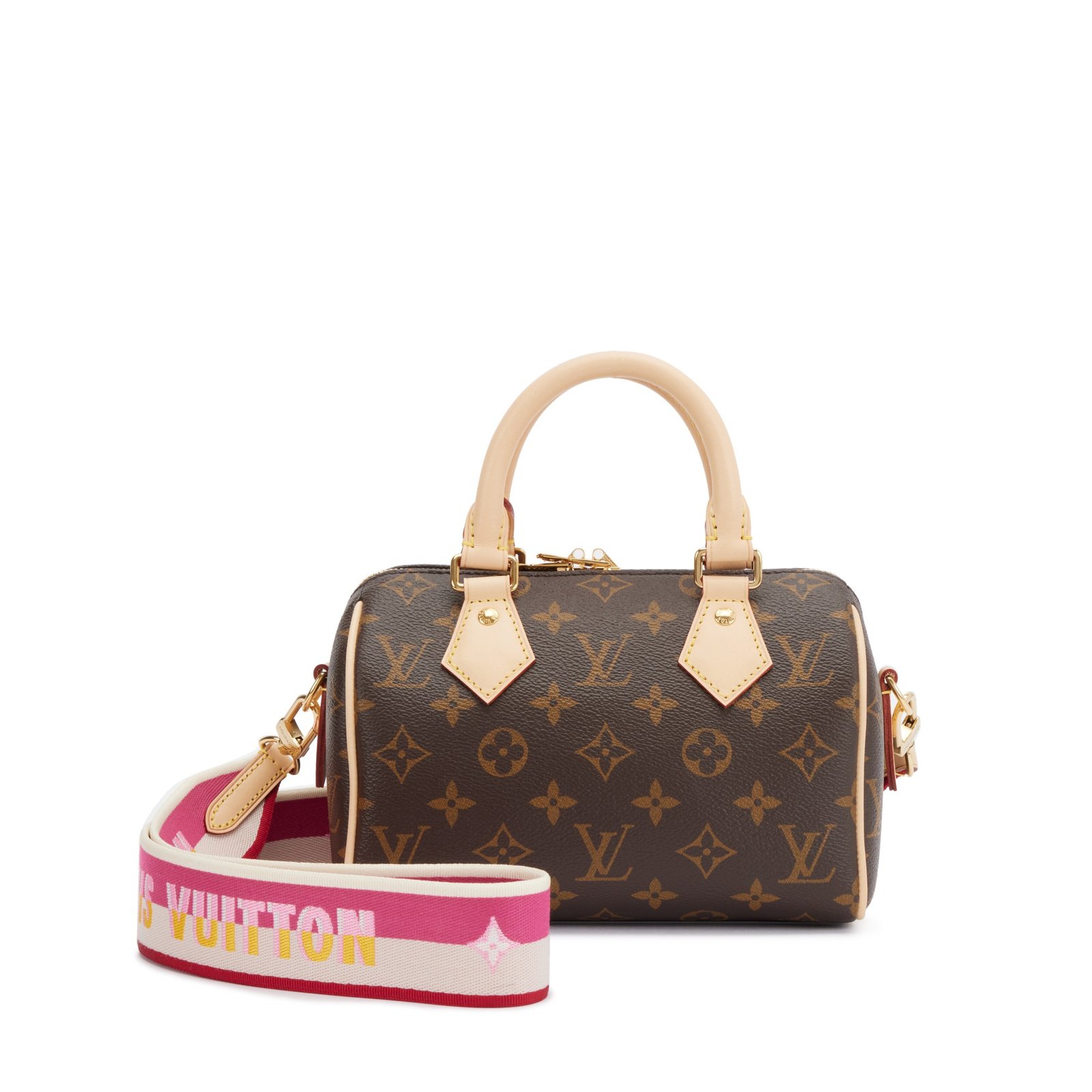 Brown Monogram Coated Canvas Speedy Bandoulière 20 Gold Hardware, 2021