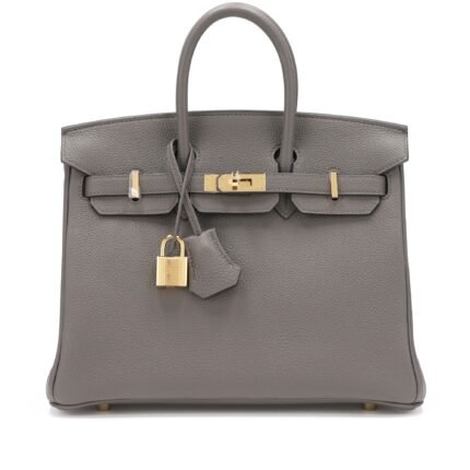 Hermès Etain Togo Birkin 25 Gold Hardware, 2022
