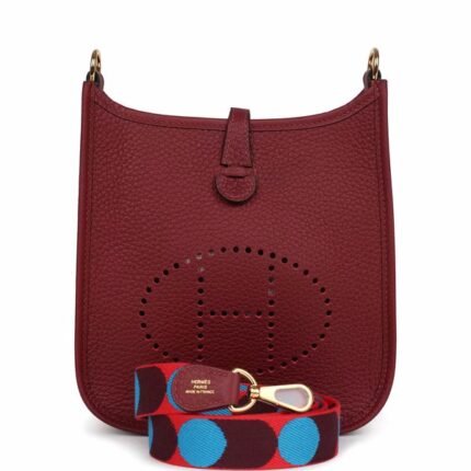 Hermes Evelyne TPM Rouge H For Sale