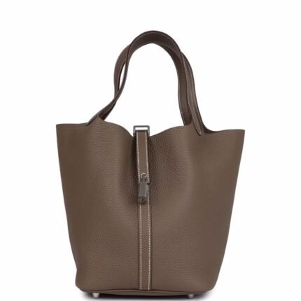 Hermes Picotin Lock 22 Etoupe For Sale